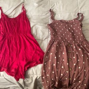 Dress and Romper